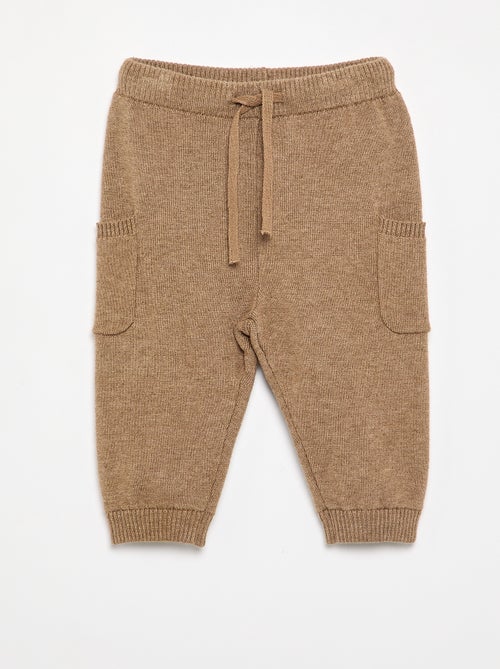Pantaloni a tinta unita in maglia - Kiabi Pantaloni a tinta unita in maglia - Kiabi