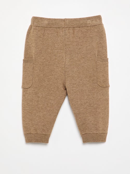 Pantaloni a tinta unita in maglia - Kiabi Pantaloni a tinta unita in maglia - Kiabi