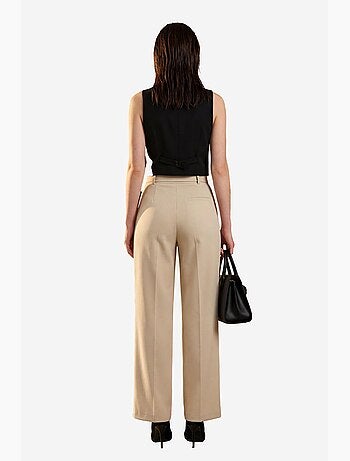Pantaloni a vita alta a gamba ampia con cintura my fashion