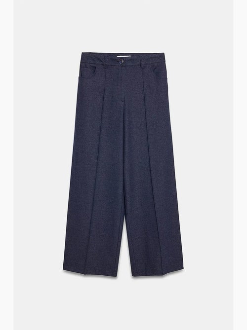 Pantaloni a vita alta a gamba ampia con pieghe dilvin - Kiabi Pantaloni a vita alta a gamba ampia con pieghe dilvin - Kiabi