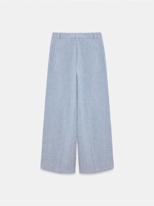 Pantaloni a vita alta a gamba ampia con pieghe dilvin - Kiabi Pantaloni a vita alta a gamba ampia con pieghe dilvin - Kiabi
