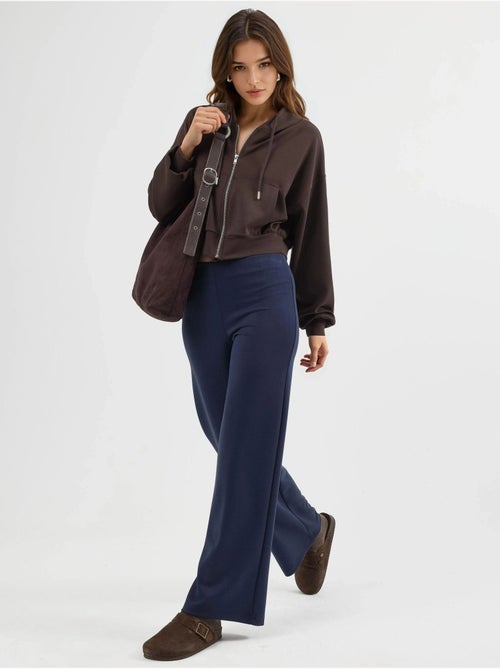 Pantaloni a vita alta a gamba dritta busem - Kiabi Pantaloni a vita alta a gamba dritta busem - Kiabi