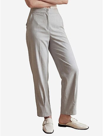 Pantaloni a vita alta a gamba dritta con tasche my fashion