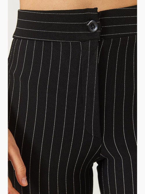 Pantaloni a vita alta a righe lucci - Kiabi Pantaloni a vita alta a righe lucci - Kiabi