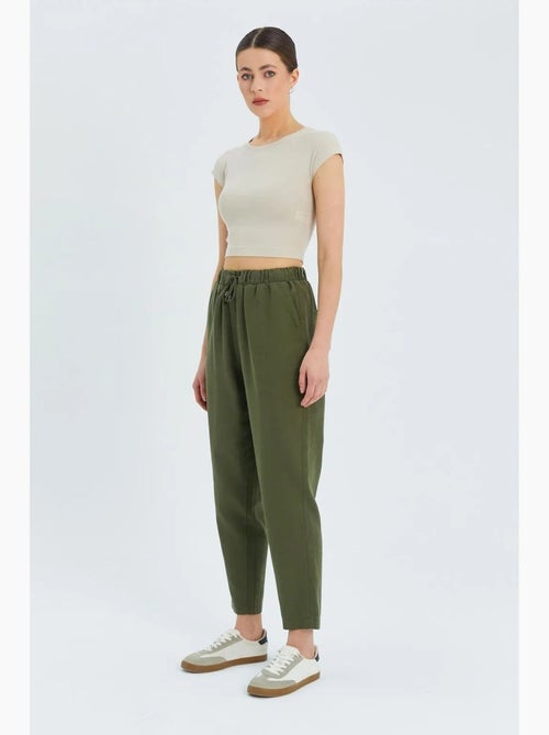 Pantaloni a vita alta con coulisse mixray - Kiabi Pantaloni a vita alta con coulisse mixray - Kiabi