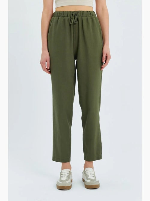 Pantaloni a vita alta con coulisse mixray - Kiabi Pantaloni a vita alta con coulisse mixray - Kiabi