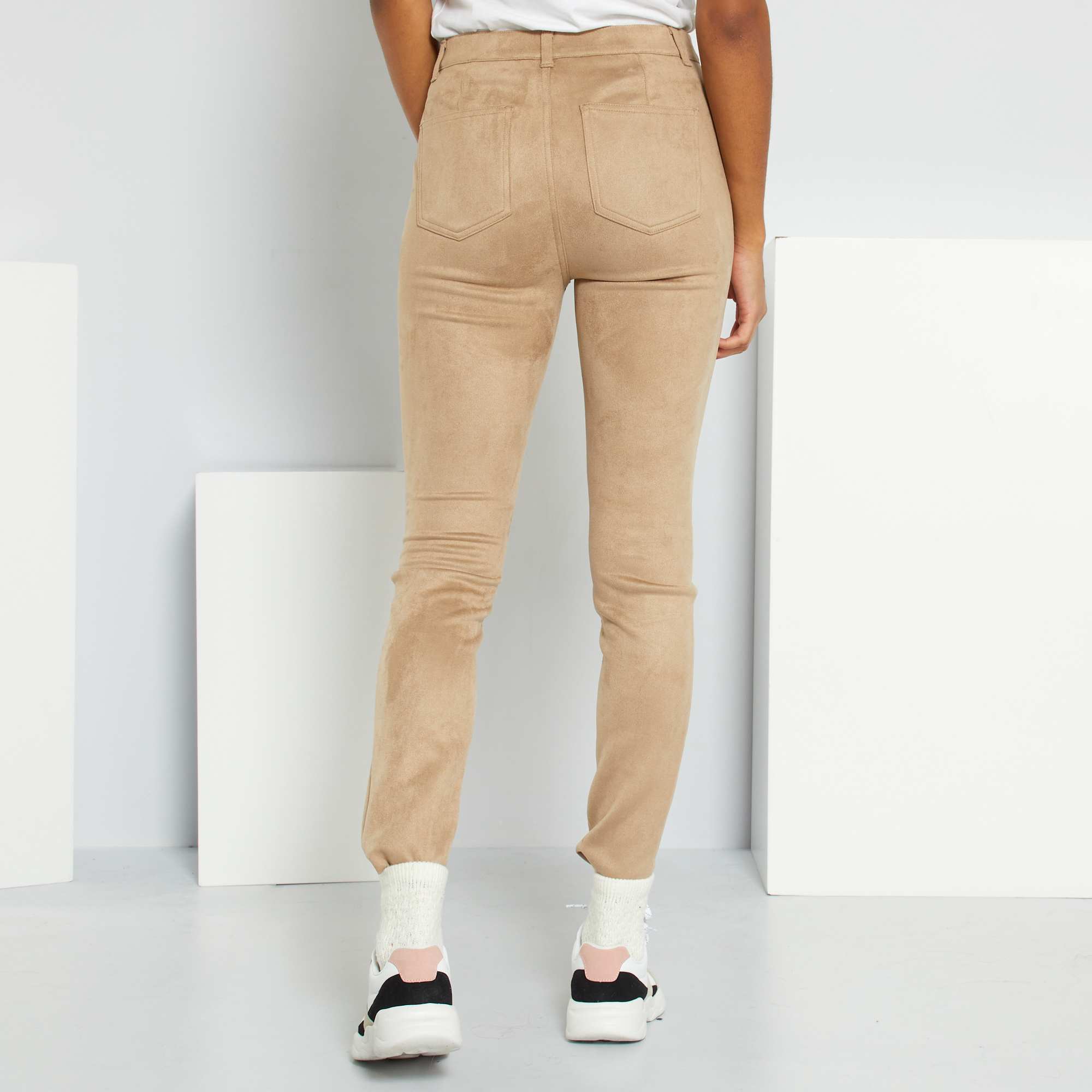 Leggings UK 8-26 Poliestere Leggings Donna Lucidi Wet Look PVC - Taglie UK 8-26, Per Discoteca, Danza, Effetto Bagnato Argento Fuso - Foto 11