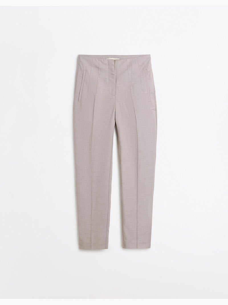 Pantaloni a vita alta, mo fashion Beige - Kiabi