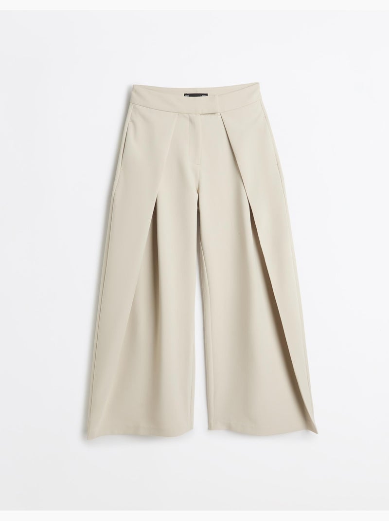 Pantaloni a vita alta, mo fashion Beige - Kiabi