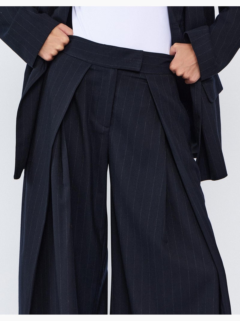 Pantaloni a vita alta, mo fashion Blu - Kiabi