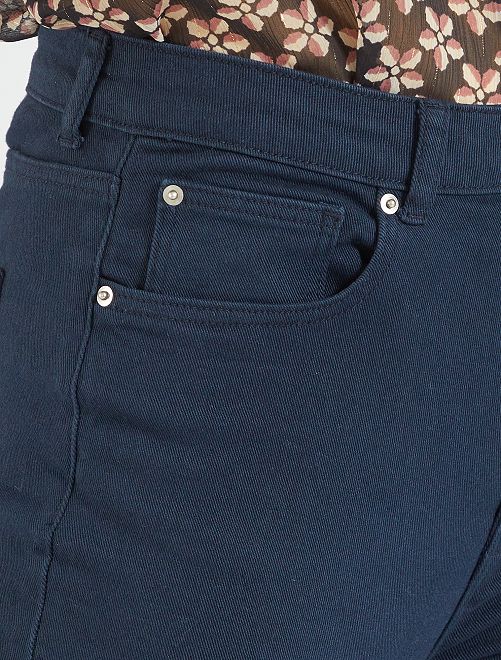 Pantaloni a vita alta taglio skinny - blu - Kiabi - 18.00€