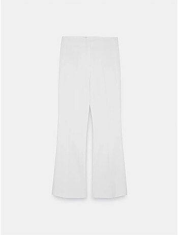 Pantaloni a zampa a vita alta da donna