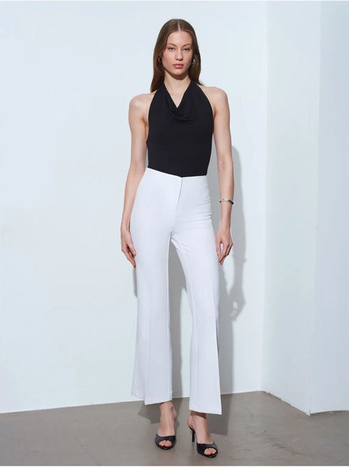 Pantaloni a zampa a vita alta da donna - Kiabi Pantaloni a zampa a vita alta da donna - Kiabi