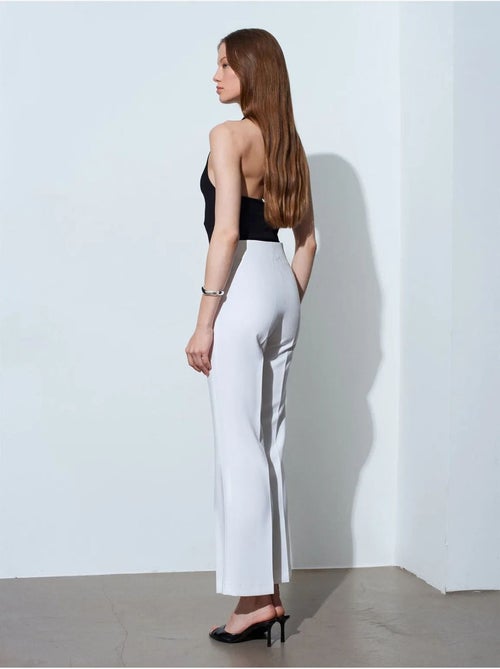 Pantaloni a zampa a vita alta da donna - Kiabi Pantaloni a zampa a vita alta da donna - Kiabi