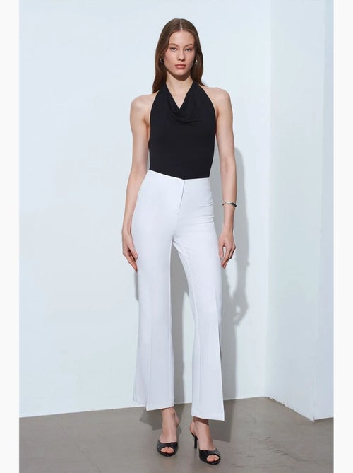 Pantaloni a zampa a vita alta da donna dilvin - Kiabi