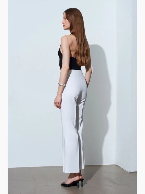 Pantaloni a zampa a vita alta da donna dilvin - Kiabi