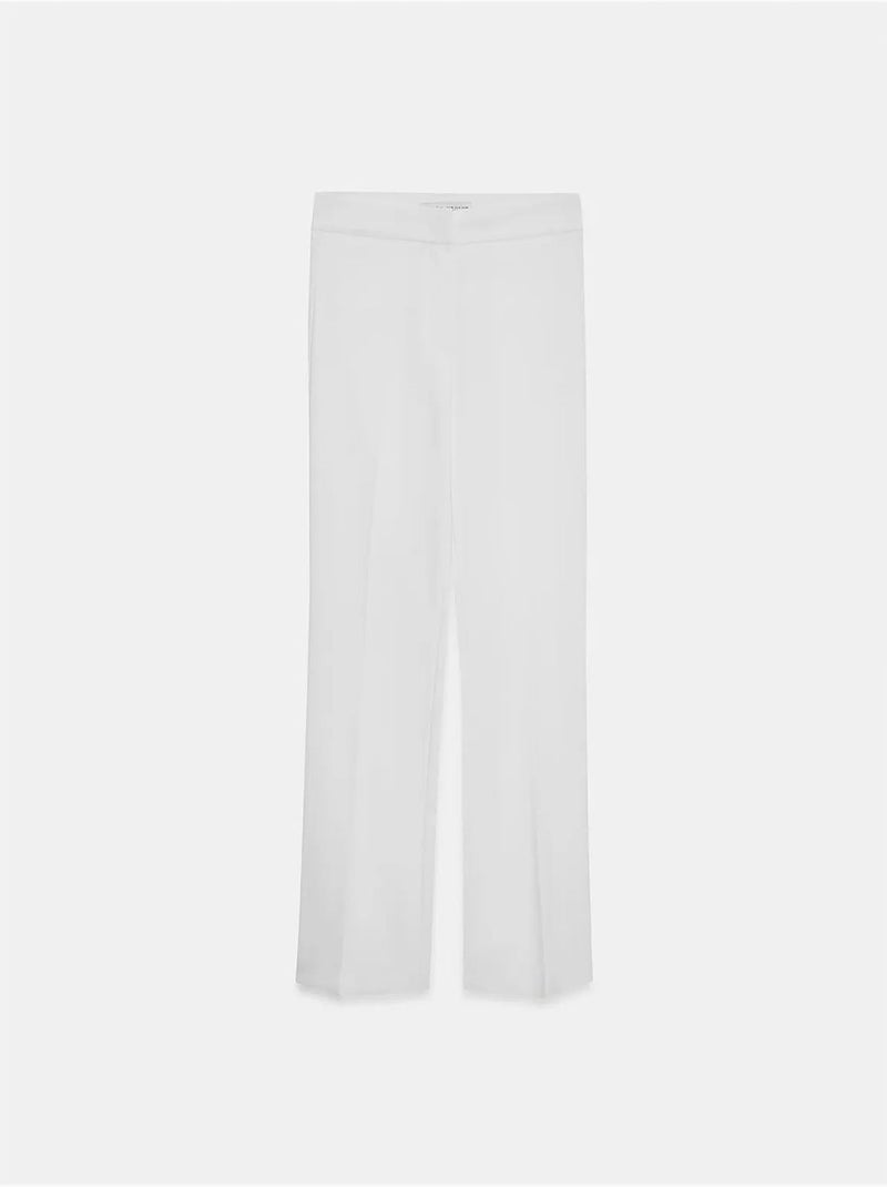 Pantaloni a zampa a vita alta dilvin Bianco - Kiabi