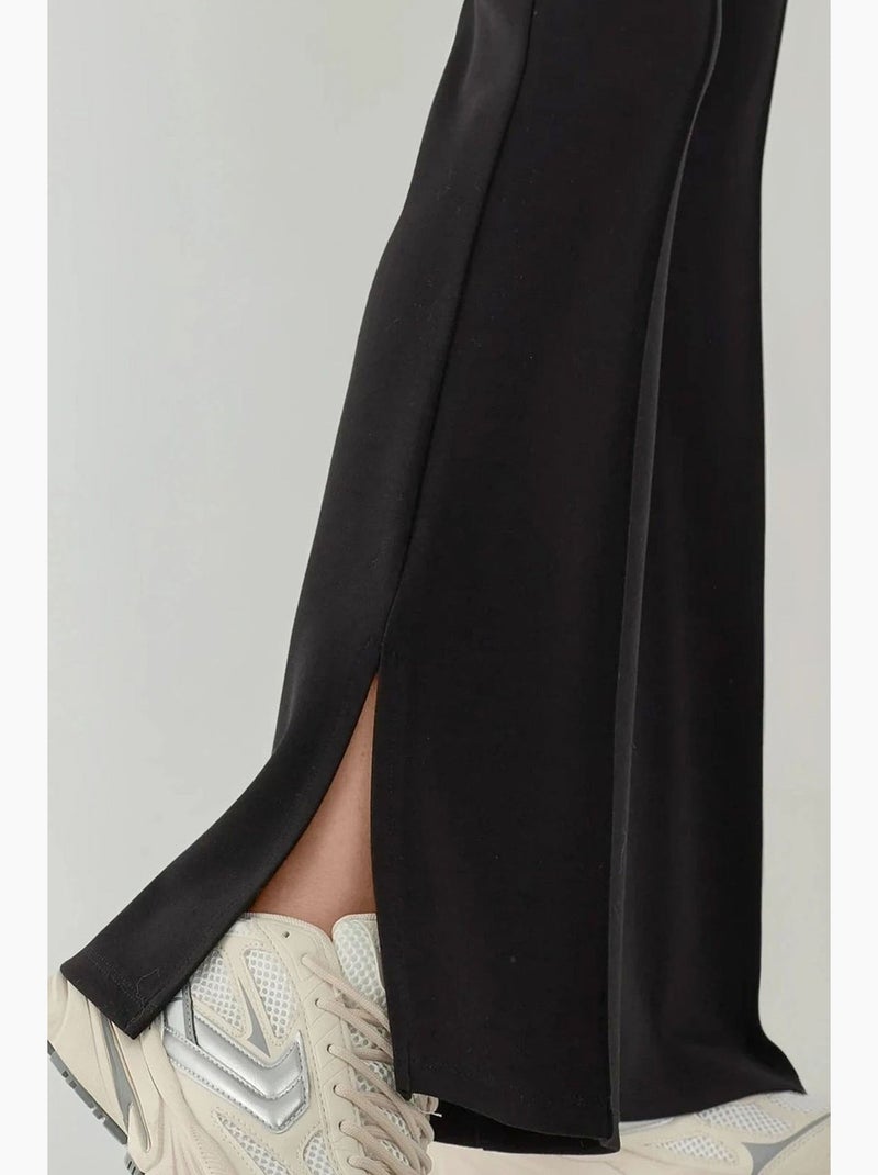 Pantaloni a zampa a vita alta hiccup Nero - Kiabi