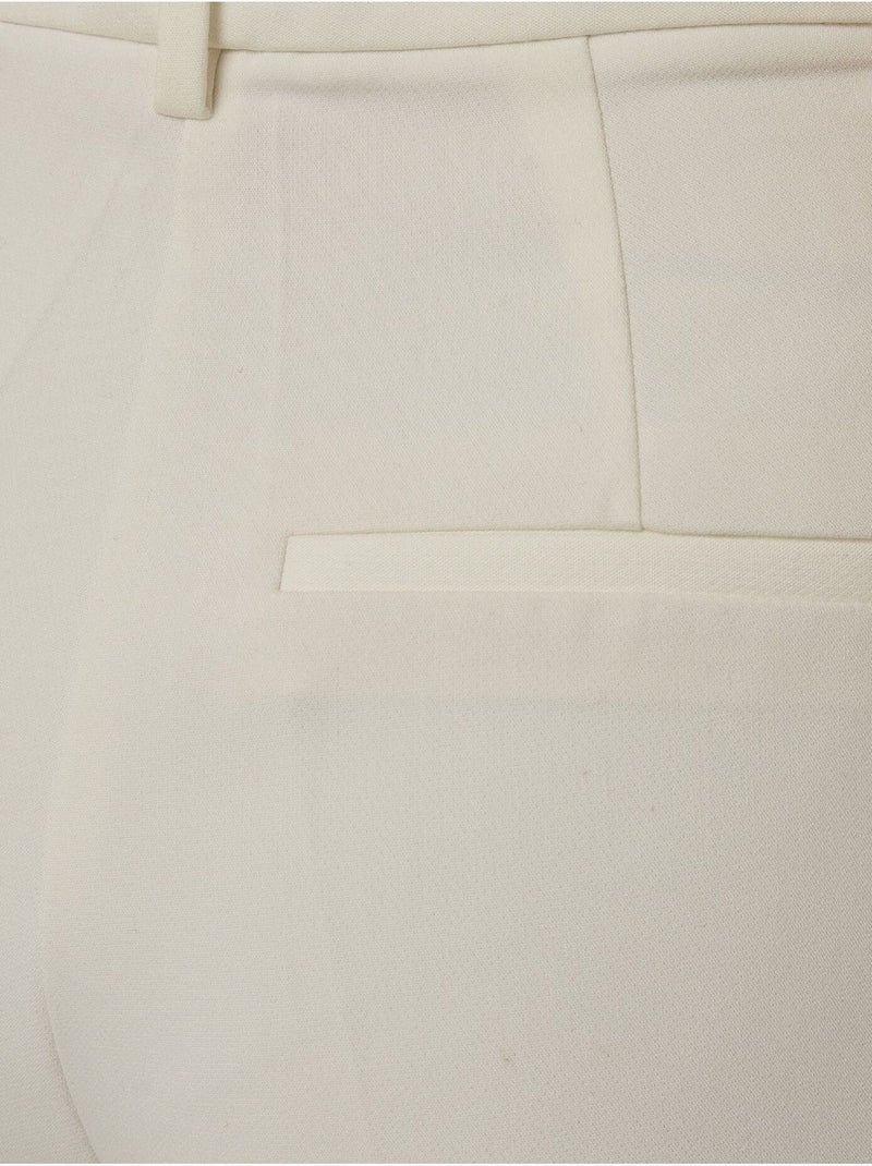Pantaloni a zampa a vita alta Premium Bianco - Kiabi