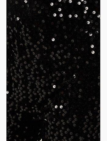 Pantaloni a zampa con paillettes hiccup
