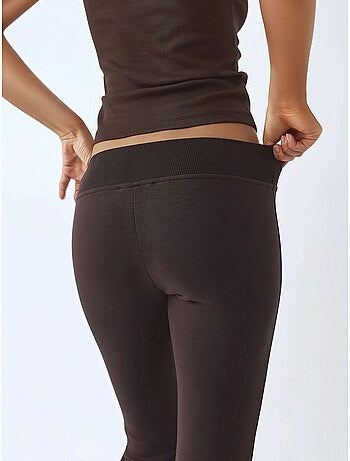 Pantaloni a zampa con vita elasticizzata busem