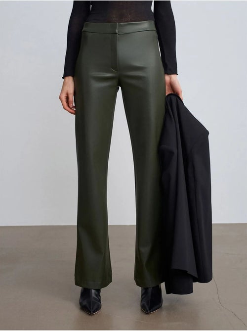 Pantaloni a zampa da donna in ecopelle dilvin - Kiabi Pantaloni a zampa da donna in ecopelle dilvin - Kiabi