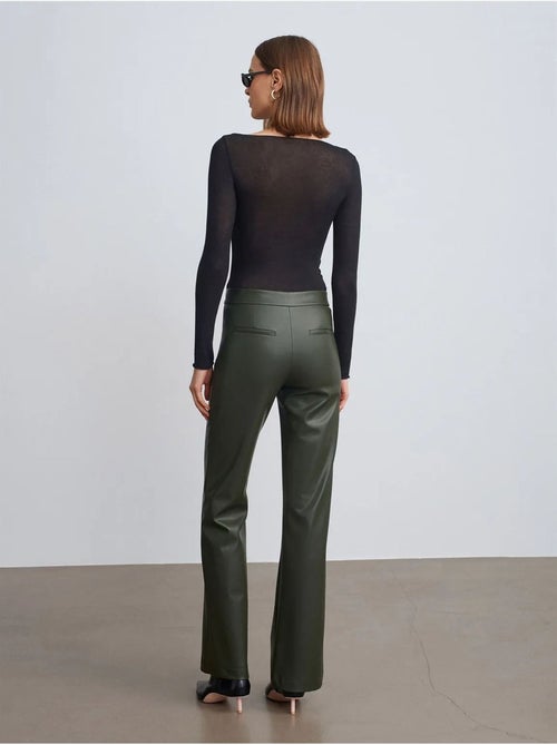 Pantaloni a zampa da donna in ecopelle dilvin - Kiabi Pantaloni a zampa da donna in ecopelle dilvin - Kiabi