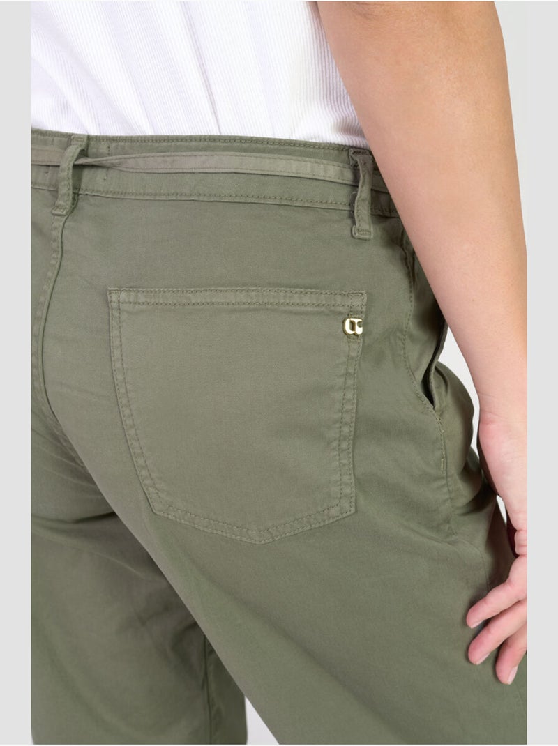 Pantaloni a zampa d'elefante TAHIS Cachi - Kiabi