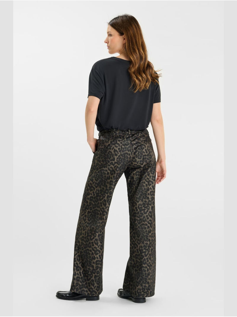 Pantaloni a zampa d'elefante TAHIS Nero - Kiabi