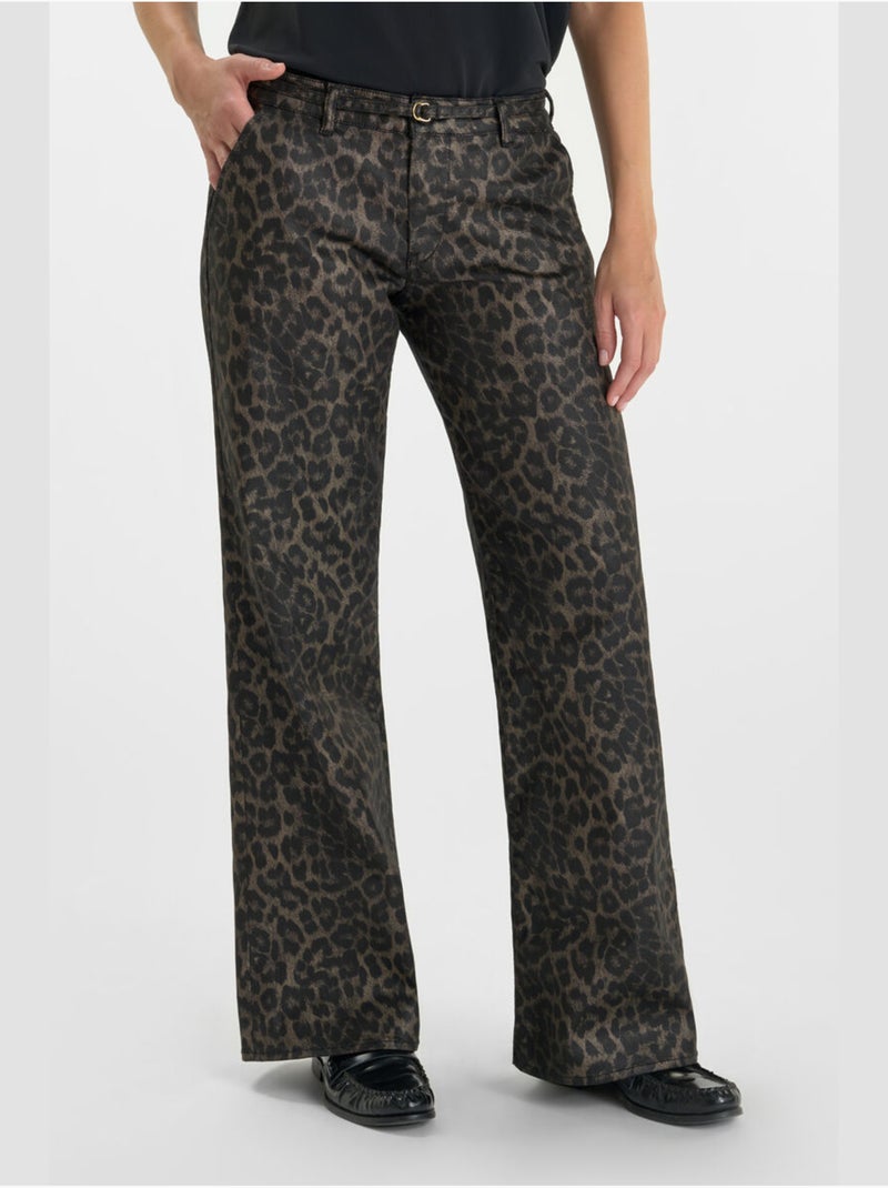 Pantaloni a zampa d'elefante TAHIS Nero - Kiabi