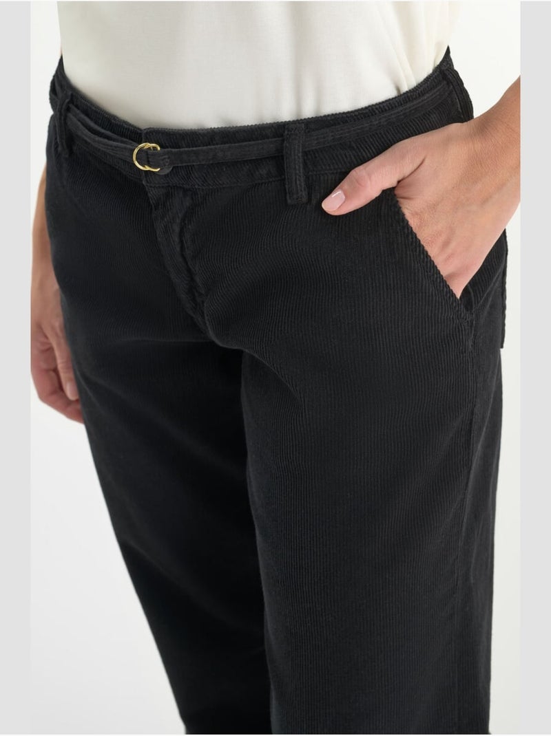 Pantaloni a zampa d'elefante TAHIS Nero - Kiabi
