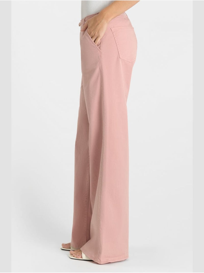 Pantaloni a zampa d'elefante TAHIS Rosa - Kiabi