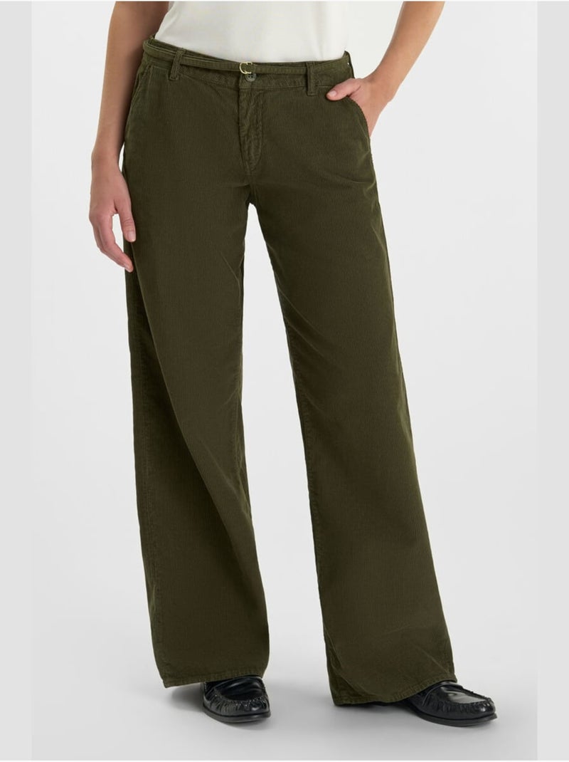 Pantaloni a zampa d'elefante TAHIS Verde - Kiabi