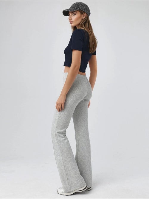 Pantaloni a zampa elasticizzati a coste busem - Kiabi Pantaloni a zampa elasticizzati a coste busem - Kiabi