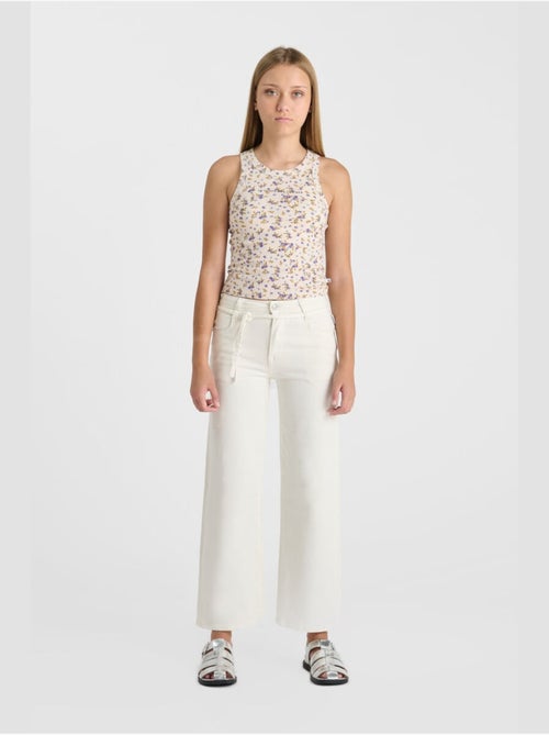 Pantaloni a zampa in denim alexgi - Kiabi