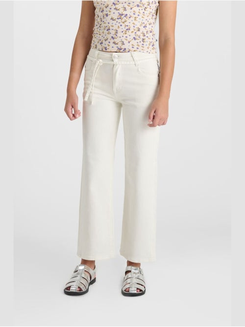 Pantaloni a zampa in denim alexgi - Kiabi