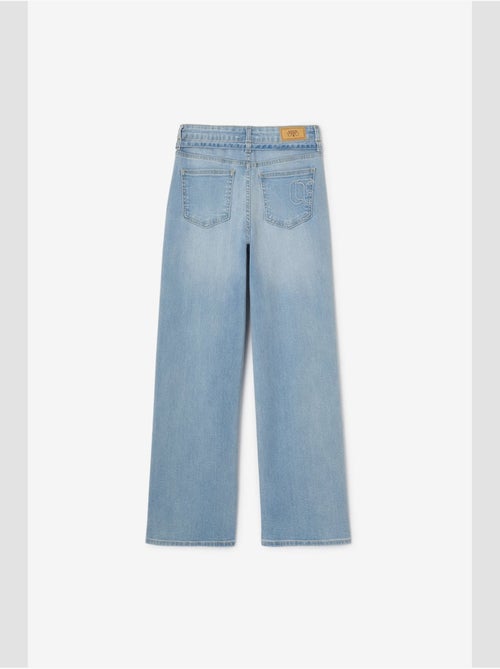 Pantaloni a zampa in denim alexgi - Kiabi Pantaloni a zampa in denim alexgi - Kiabi