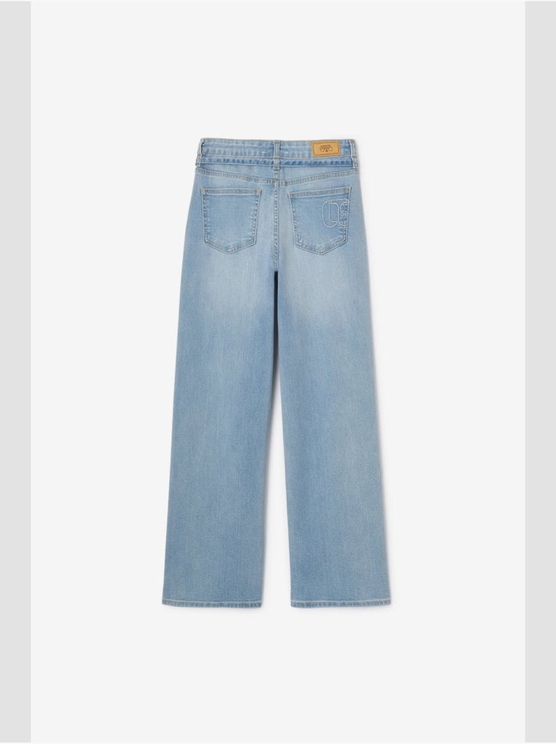 Pantaloni a zampa in denim ALEXGI Blu - Kiabi