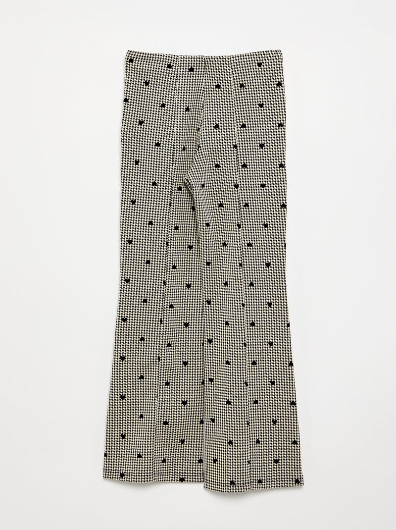 Pantaloni a zampa Nero - Kiabi