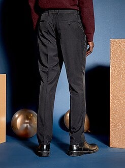 Pantaloni abito in twill taglio aderente - Kiabi