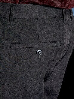 Pantaloni abito in twill taglio aderente - Kiabi