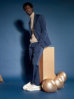 Pantaloni abito in twill taglio dritto - Kiabi