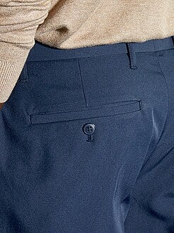 Pantaloni abito in twill taglio dritto - Kiabi