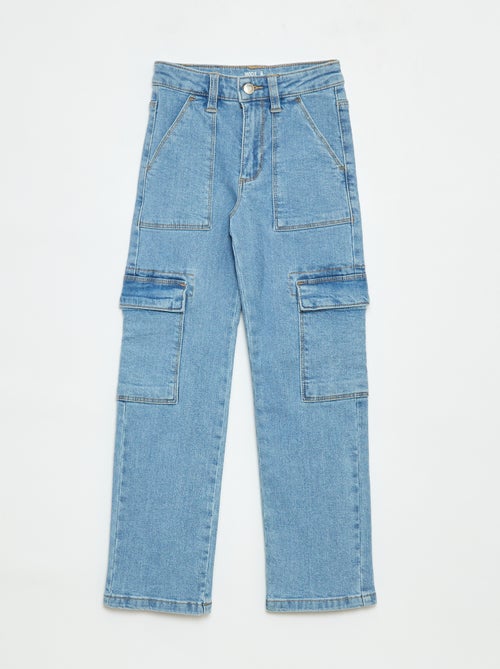 Pantaloni aderenti con tasche con patta - modello + confortevole - Kiabi