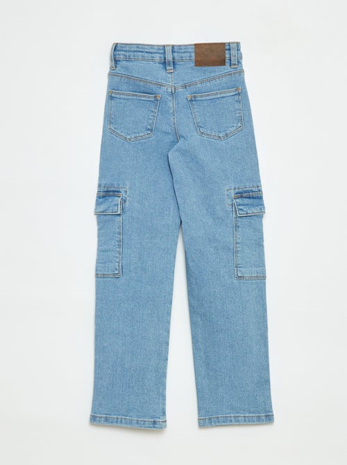 Pantaloni aderenti con tasche con patta - modello + confortevole - Kiabi