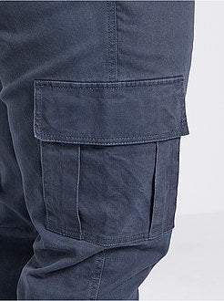 Taglie forti Uomo - Pantaloni aderenti stile battle - Kiabi