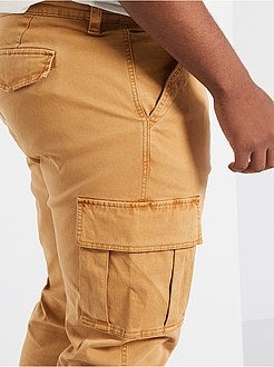 Taglie forti Uomo - Pantaloni aderenti stile battle - Kiabi