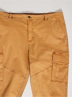 Taglie forti Uomo - Pantaloni aderenti stile battle - Kiabi