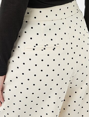 Pantaloni ampi a pois