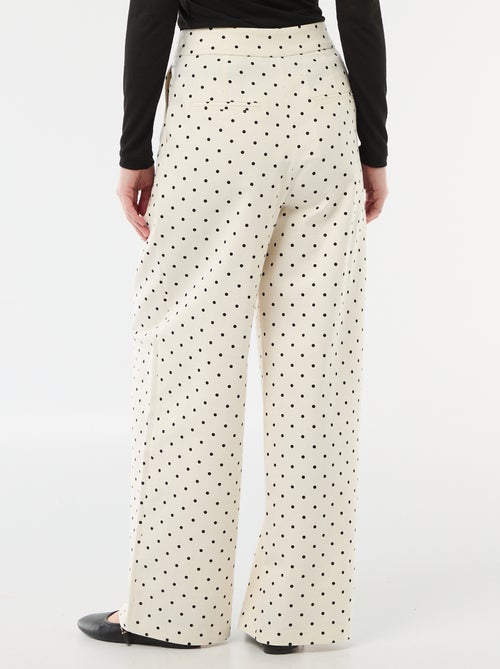 Pantaloni ampi a pois - Kiabi